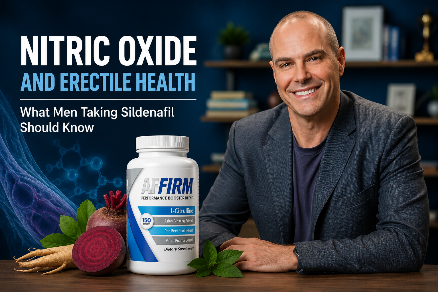 Judson Brandeis MD explaining nitric oxide, sildenafil and erectile health research involving AFFIRM