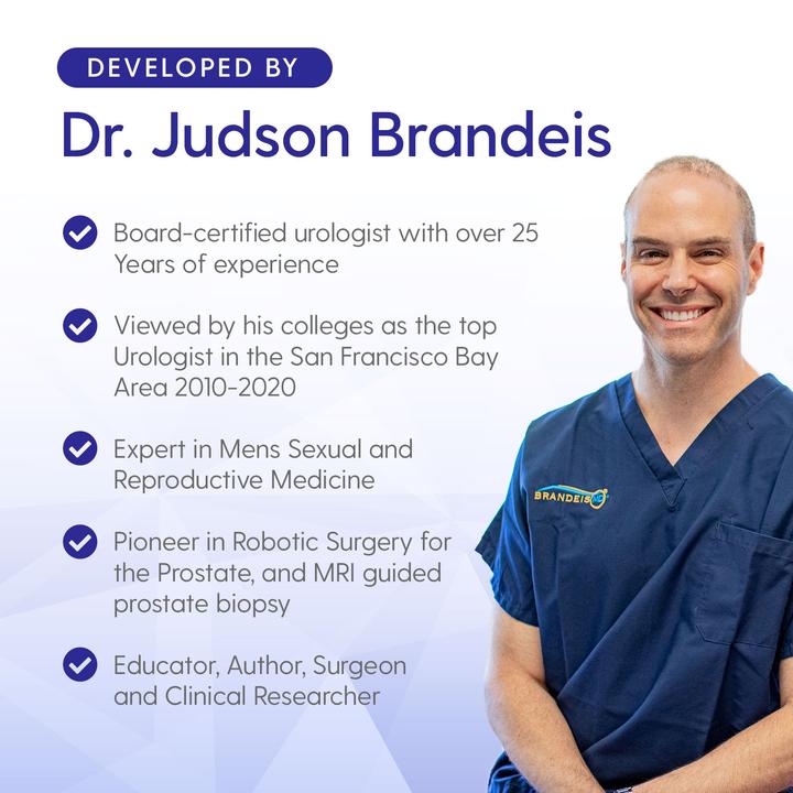 Urologist & Sexual Medicine Expert Dr. Brandeis formulates each AFFIRM Science supplement.