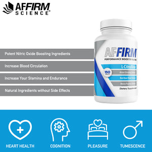 
                  
                    Load image into Gallery viewer, AFFIRM L-CITRULLINE DIETARY SUPPLEMENT I 60 TABLETS
                  
                
