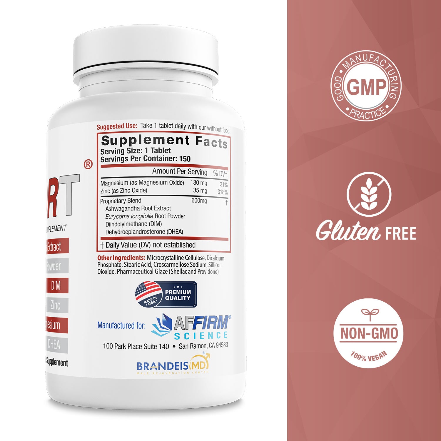 SUPPORT I TESTOSTERONE BOOSTER I 150 TABLETS I 5 MONTHS SUPPLY